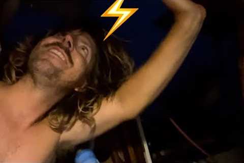 Sailing lightning storm to Greek island paradise
