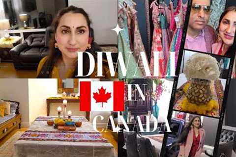 Diwali in Canada 2023 Vlog: Grocery shopping Diwali decorations: Diwali Party