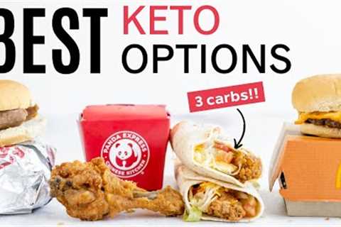 Stay KETO when eating FAST FOOD &amp; Traveling