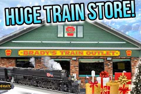 HUGE Model Train Store with CHRISTMAS Trains - Brady’s Train Outlet!