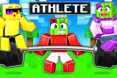Becoming A BUFF Athlete In Minecraft!