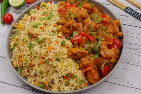 Chicken Manchurian With Egg Fried Rice By Recipes Of The World
