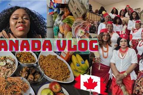 CANADA VLOGS: Moved To Prince Albert SK + Cook &amp; Do Grocery Shopping With Me + Igbo Women Dance ..