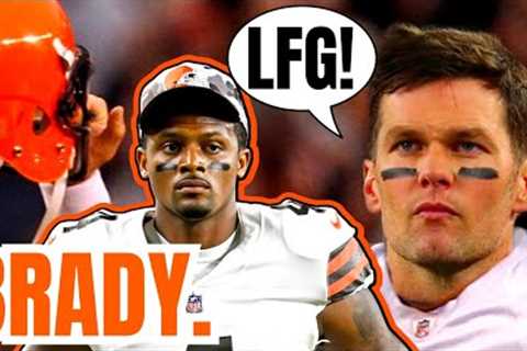 TOM BRADY TO THE BROWNS?! With Deshaun Watson OUT FOR SEASON BIG NFL NAMES EMERGE for SB Contenders!