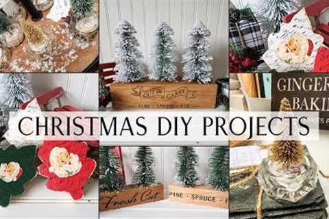 Christmas DIY Projects | Stencils, IOD Stamps &amp; Decoupage | Trying New Products!