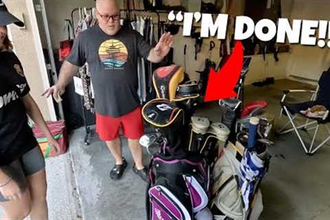 HE WAS DONE WITH GOLF… So He Sold Us EVERYTHING!!