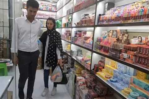 Shopping at Bandar Ganaveh market: hand-picked gifts for Jamal and Soghara's loved ones(P2)