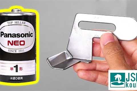 How to galvanize with one manganese battery