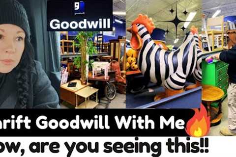 set up for failure, thrifting goodwill for home decor!🔥