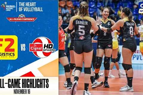 F2 Logistics vs. Cignal highlights | 2023 PVL All-Filipino Conference - Nov. 16, 2023