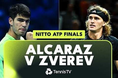 Carlos Alcaraz vs Alexander Zverev Match Highlights | Nitto ATP Finals 2023