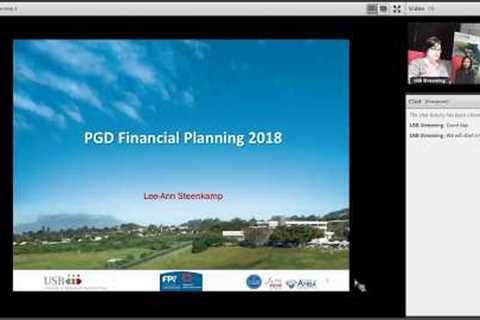 Webinar: PGD in Financial Planning