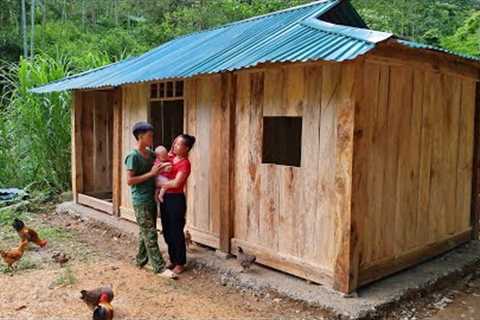 FULL VIDEO : 60 days with my wife and children to build a wooden house, farm life
