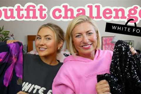 SHOPPING AT A SHOP WE NEVER SHOP AT - WHITE FOX BOUTIQUE!! mum vs daughter outfit challenge