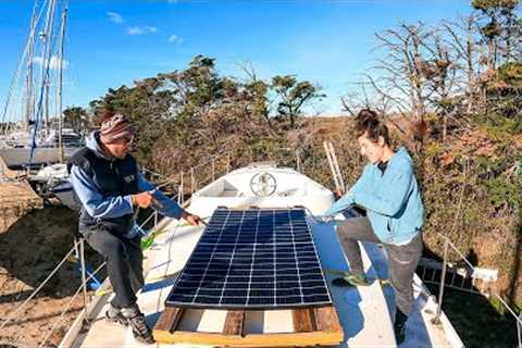 Doing It With The Lights On! 😈 Another Step In Our Boat Restoration Project | SAILING SEABIRD Ep.46