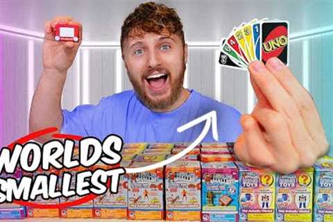 UNBOXING 100 WORLDS SMALLEST MYSTERY BOXES