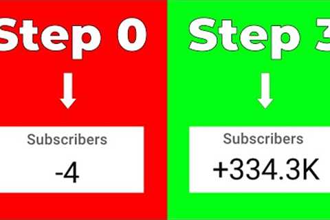 How to Grow New Channel on YouTube -in 3 Steps Only (GUARANTEED) // Grow from 0 Subscribers in 2023