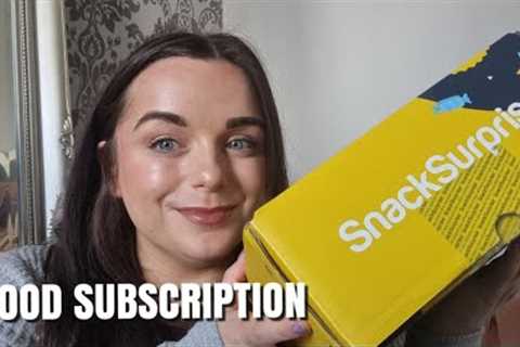 SNACK SURPRISE SUBSCRIPTION BOX UNBOXING