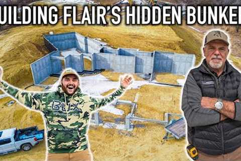 Building FLAIR'S Hidden UNDERGROUND Bunker!