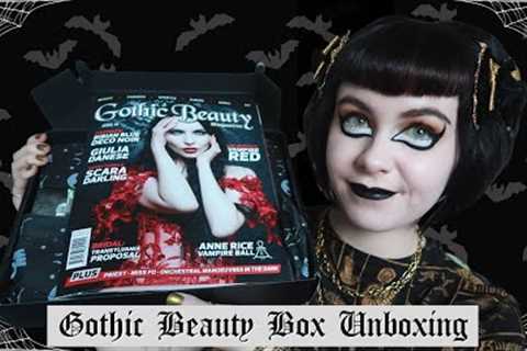 GOTHIC BEAUTY BOX UNBOXING | GOTH MAKEUP | GOTHIC MAGAZINE