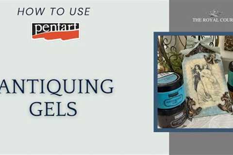 How to Use Pentart Antiquing Gel Demo