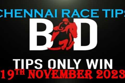 CHENNAI RACE TIPS | 19/11/2023 | HORSE RACING | CHENNAI HORSE RACE TIPS| (@TIPSONLYWIN)