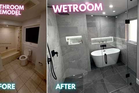 Building a WETROOM - Bathroom Renovation &amp; Remodel - Walk In Shower