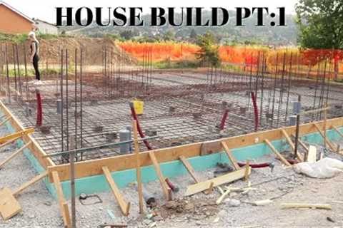 Finally! I started building my own house. Pt1- foundations and concrete slab