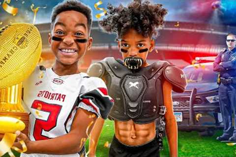THE #1 YOUTH FOOTBALL PLAYER IN THE COUNTRY DAD GOT ARRESTED BY THE POLICE IN THE BIGGEST GAME!!