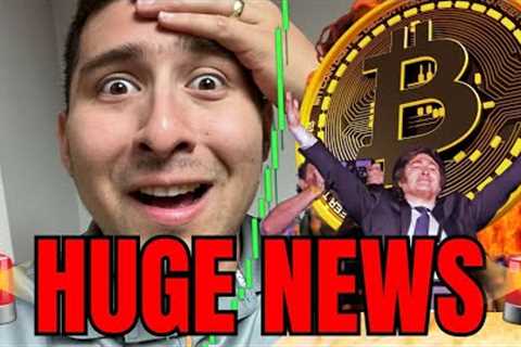 BITCOIN BREAKING CRYPTO NEWS! IT'S HAPPENING
