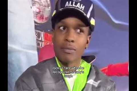 Asap Rocky hears Rihanna’s laugh 😂