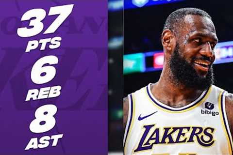 LeBron James' SEASON-HIGH Performance vs Rockets! 👑 | November 19, 2023