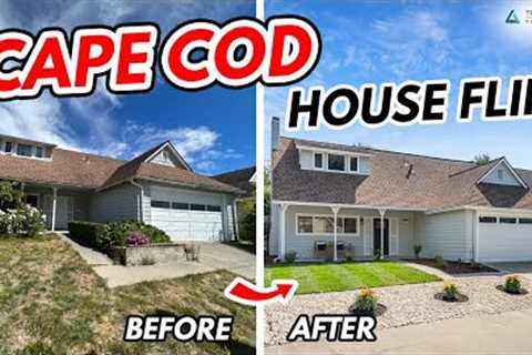 Cape Cod House Flip Before &amp; After - Budget Home Remodel
