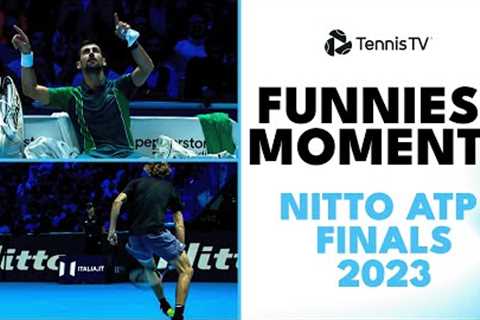 Tweener Fails, Djokovic Conducts the Crowd &amp; Much More! | Funniest Moments Nitto ATP Finals 2023