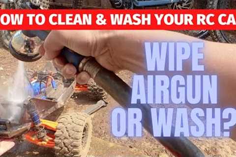 How to clean your rc car - best way to clean and wash your rc truck