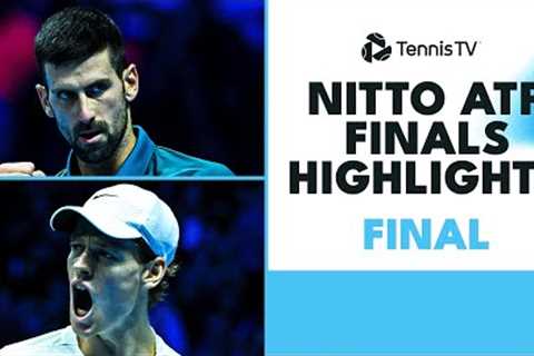 Novak Djokovic vs Jannik Sinner For The Title! 🏆 | Nitto ATP Finals 2023 Final Highlights