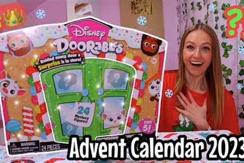 ASMR UNBOXING A *GIANT* MYSTERY DISNEY DOORABLES ADVENT CALENDAR!!😱🎁✨⁉️ (24 MYSTERY BOXES!!🫢)