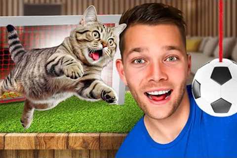 I Trained My Cat To Become A Goalkeeper