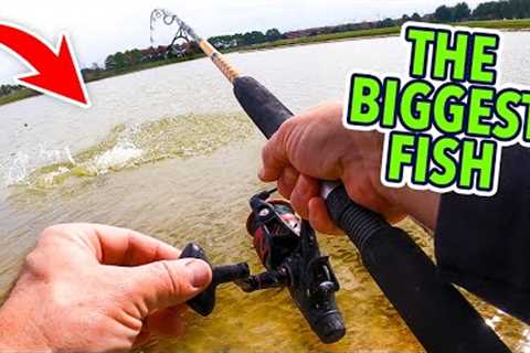 How to catch the biggest fish in the lake.