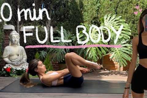 10min everyday full body hourglass pilates workout // no equipment + beginner friendly