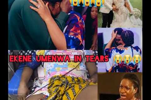 Shocking as Ekene Umenwa husband  in tears 😭😭😭 at his surprise birthday celebration.