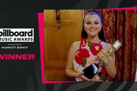 Selena Gomez and Rema Top Afrobeats Song Acceptance Speech [2023 Billboard Music Awards]