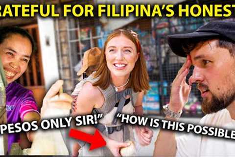 Filipino Street Vendor was SO HONEST! Grocery Shopping at Local Market