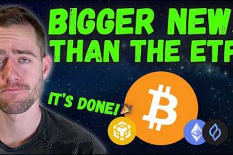 THIS MAY BE MORE BULLISH THAN THE BITCOIN ETF APPROVAL! AND MILLIONS OF PEOPLE ABOUT TO BUY BITCOIN!