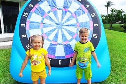 Diana and Roma play Outdoor Games &amp; Activities for kids