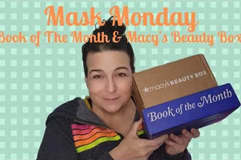 Unboxing Book Of The Month &amp; Macy's Beauty Box For November 2023 - Mask Monday