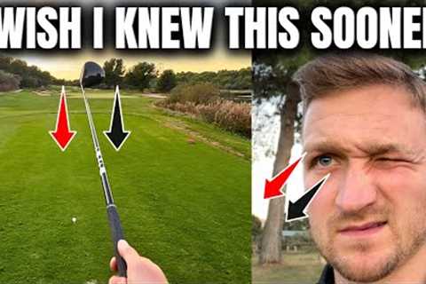 I categorically can NOT hit a shot without doing this...(CONSTANTLY REMIND MYSELF!)