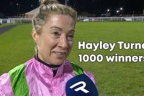 Hayley Turner enjoys 1000th career winner!