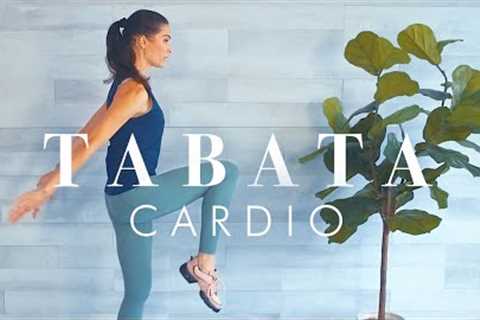Tabata Workout for Beginners &amp; Seniors // Cardio &amp; Tone Pilates inspired Exercises
