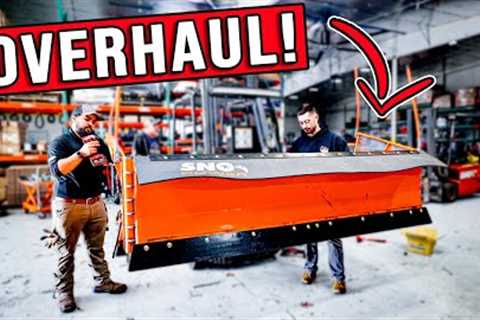 An Incredible Story &amp; SnoPower HQ Visit! ► New Cutting Edge! ► Plow Maintenance!